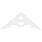 Ekena Millwork Pitch Robin Architectural Grade PVC Gable Pediment, 72"W x 30"H x 1"P (10/12) GPP072X030X100ROB - alternate 5
